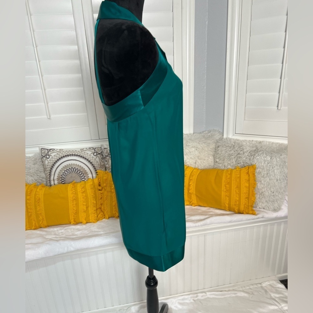 Silk Emerald Green Dress | Size S - Picture 6 of 15